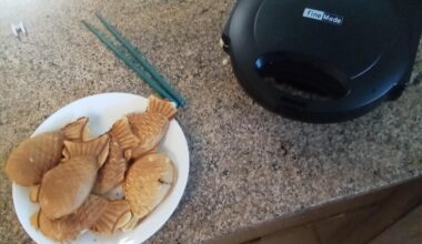 Got a taiyaki maker and used it for the first time