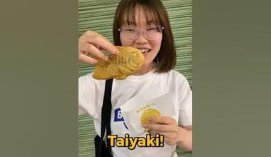 Tried Taiyaki for the first time!