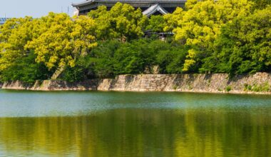 [OC] Hiroshima Castle in the spring