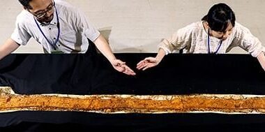 Massive ancient sword still requires months of cleaning