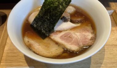 Shoyu ramen from Ramen-ya Shima in Nishi-Shinjuku