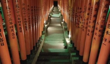 Hie Shrine in Tokyo at Night (May 2019)