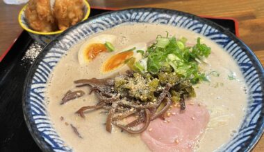 Niboshi tonkotsu ramen from Cha-Aya in Hachioji