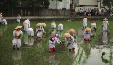 [OC] Otaue Shinji (Rice Planting Ceremony) 2023 at Sumiyoshi Taisha, Osaka