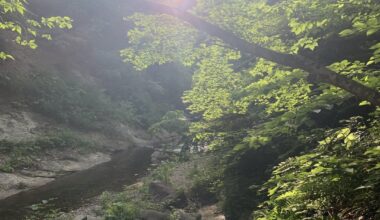 Little known gorge trail (Koyo River Gorge) near Omoshiroyama, Yamagata