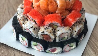 Sushi cake idea