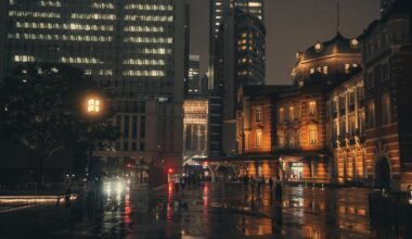 Tokyo Station at Night