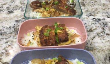 I tried making Katsudon for the first time!! :)