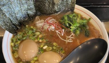 Shoyu tonkotsu ramen from Showtime in Yokosuka