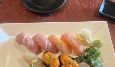 Delicious Find - Toro, Salmon Belly, Spanish Mackerel, and Japanese Uni