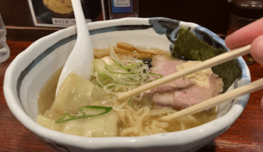 Digging into some shio ramen in Fujisawa 🇯🇵