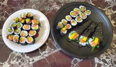 Some sushi I made for lunch