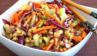 Asian Wheat Berry Salad