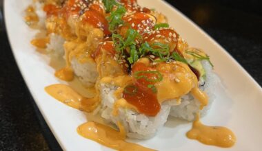 Spicy lobster roll, Higo Sushi, La Habra, CA