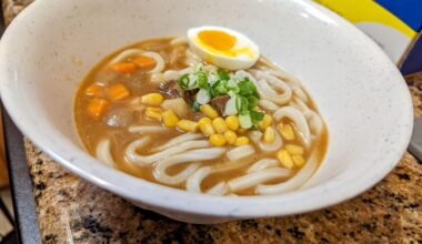 Homemade Curry Udon