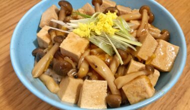 Tofu kinoko don