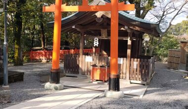 Little side shrine at Fushimi Inari Taisha (December 2019)