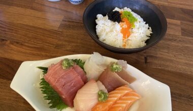 Sashimi lunch special