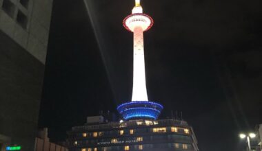 Kyoto Tower at Night (December 2019)