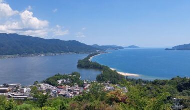 One of the "3 views" of Japan: Amanohashidate