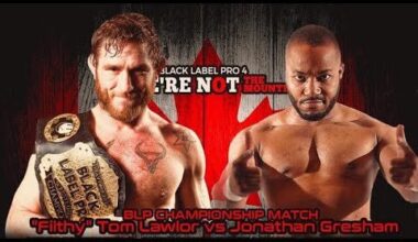 "Filthy" Tom Lawlor vs "The Octopus" Jonathan Gresham: BLP Heavyweight Championship match, Black Label Pro - We're Not the Mounties, January 14, 2018