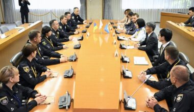 Ukraine police begin training in Japan on identifying war dead