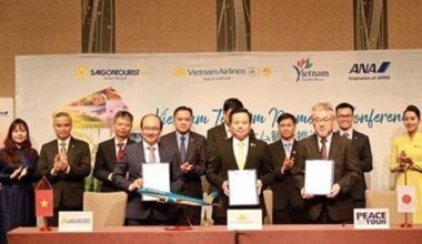 'Vietnam Airlines currently operates 124 flights per week between Hanoi, Ho Chi Minh City, Da Nang, and four major cities in Japan – Tokyo, Osaka, Fukuoka, and Nagoya.'