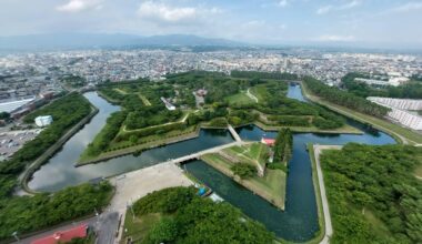 Goryōkaku from Goryōkaku Tower - Hakodate, Hokkaido