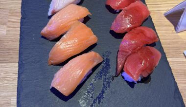 For lunch, I ate 46 Nigiri with 30 of them being Spanish Bluefin Tuna (or so they say)