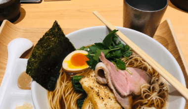 My favorite bowl of ramen in Ginza!