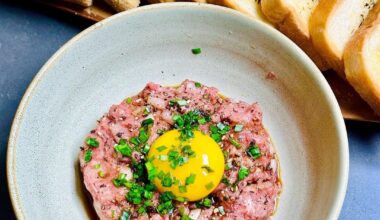 I made wagyu beef tartare at home (beef sushi), how did I do?