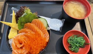 Salmon bowl set