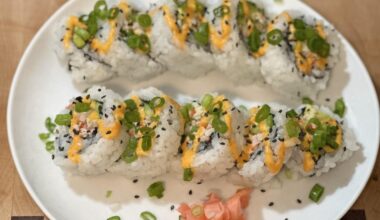 Homemade Spicy Tuna and California Roll