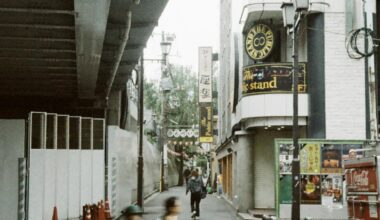 On the go in Shibuya.