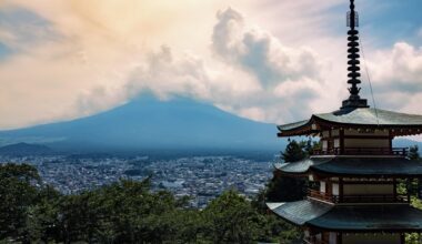 Lucked out with a clear view of Mt Fuji!