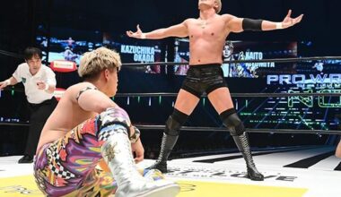 "I’d really like to face the younger guys from other promotions. People like Kento Miyahara from All Japan, or Kaito Kiyomiya from NOAH". -Okada 3 years ago when he wasn't a dad