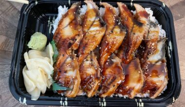 Unagi Don takeout for lunch