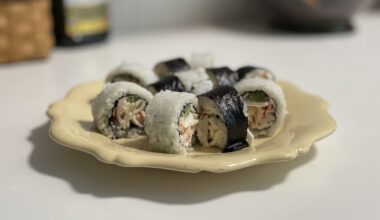 4th attempt at sushi! So much better than my first few