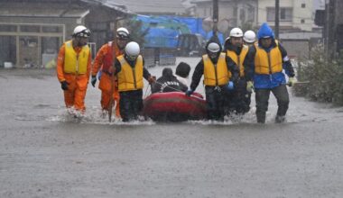 Rain slams Japan's northeast, 4 injured in Akita Prefecture