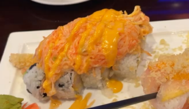 Killer mango tuna roll in Orlando fl