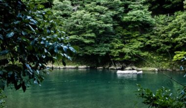 Katsura River in Arashiyama (Kyoto)