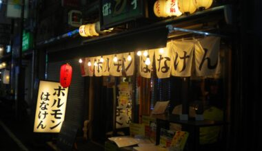 Restaurant (yakiniku) in Dotonbori, Osaka - Night of June 2016