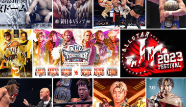 I’ve absolutely loved the collaborative stuff this year between NJPW, NOAH, and AJPW: WK 17 Night 3, Mutoh’s retirement, All Star Junior Festival, All Together Again… and now Kiyomiya in the G1. It’s yielded dream matches and made for an exciting and unpredictable landscape in Japanese wrestling.