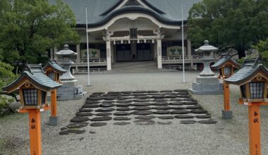 Shrine visit on a rainy day. Nagasaki.