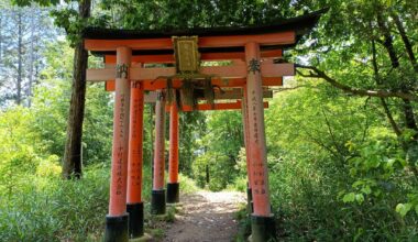 Less known parts of Fushimi Inari Shrine