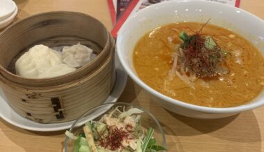 Tantanmen combo meal 🍜