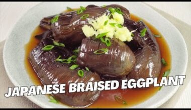 Japanese BRAISED EGGPLANT Recipe - Agebitashi | Tasty Eggplant Appetizer