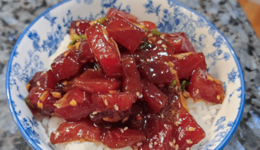 Finally tried to make some homemade Poke!