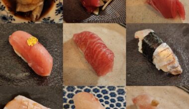 18 course Omakase Sushi