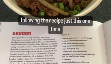 Gyudon from Japanese Soul Cooking (cookbook)